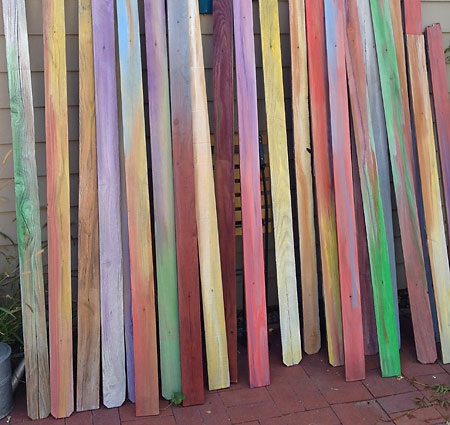 toolshed cedar fence planks