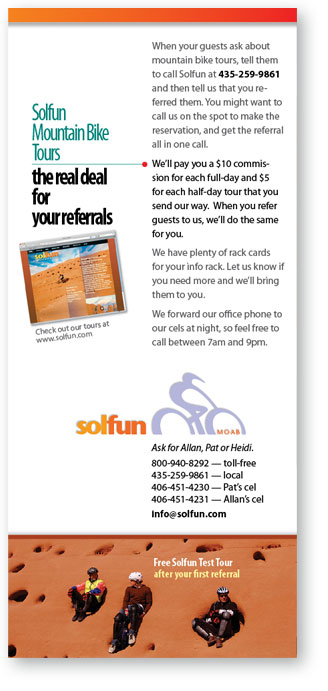 solfun referral brochure